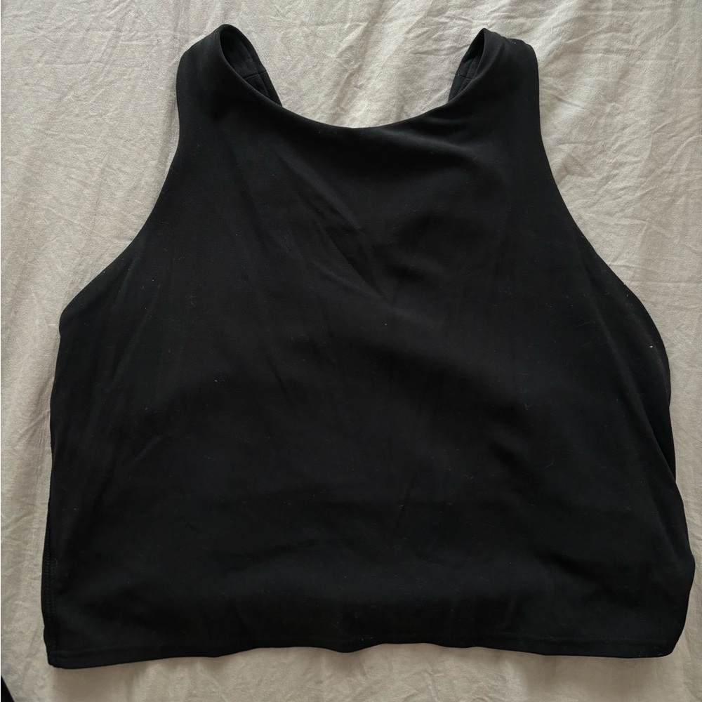 Lightly used- Athleta cropped racer back top size small